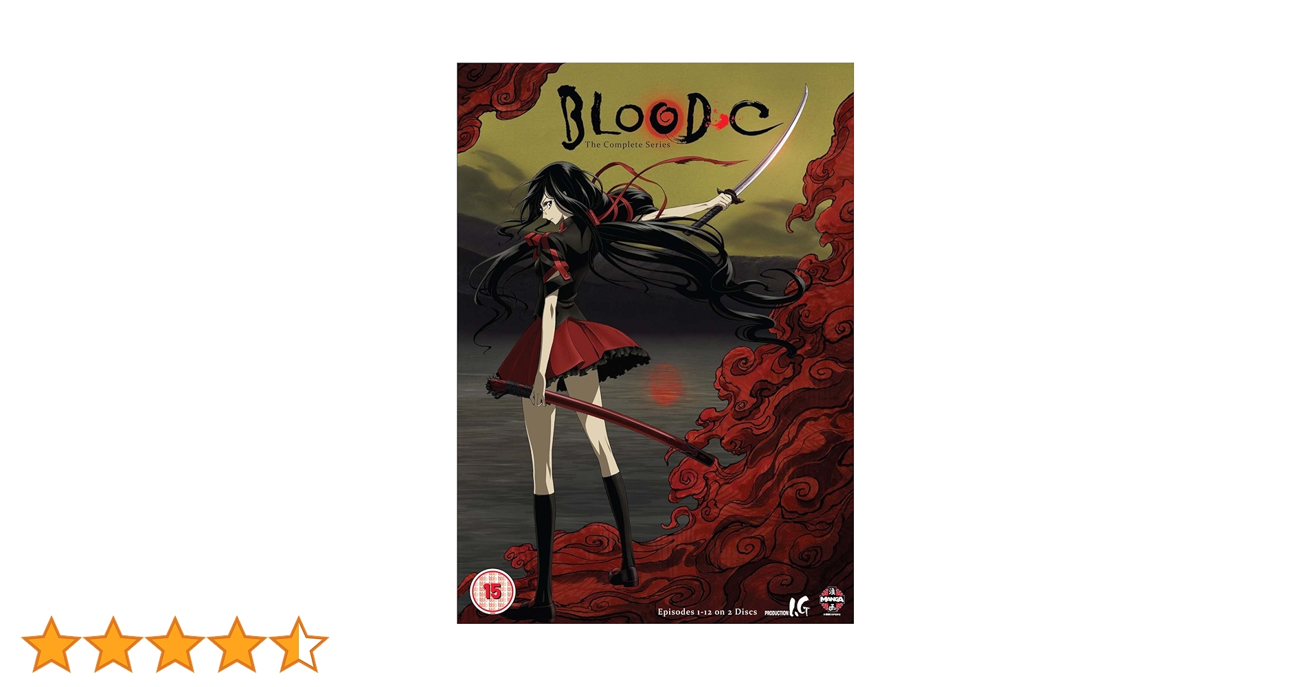 Amazon.co.jp: BLOOD-C コンプリート DVD-BOX (全12話, 276分